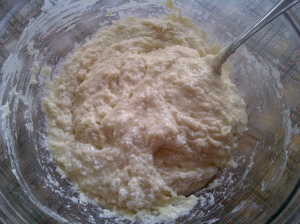 coconut bread dough