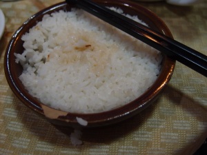 rice with soy sauce