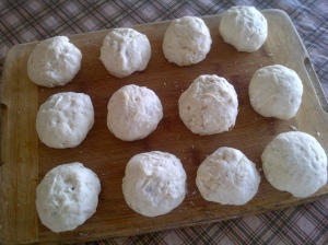 divided dough balls