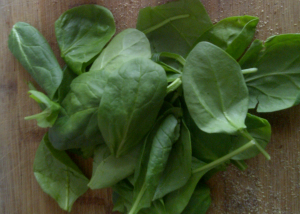 green leafy spinach