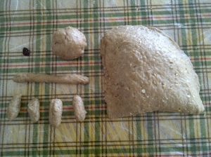 ram shaped bread