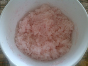 pink glutinous rice