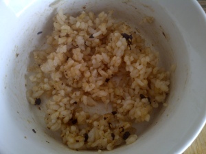 rice with soy sauce