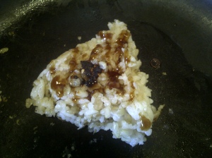 grilled rice ball