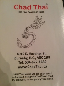 Chad Thai restaurant 