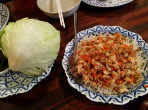 Chad Thai restaurant Lettuce wrap