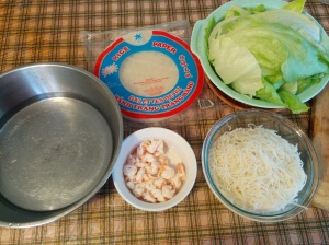 Vietnamese salad rolls