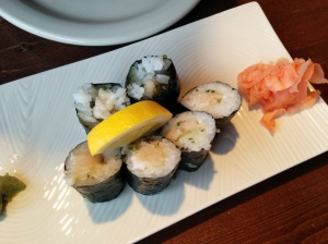 Negitoro roll sushi