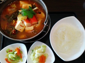 Sour vegetable with fish hot pot from Estea