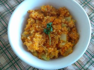 vegan Carrot risotto