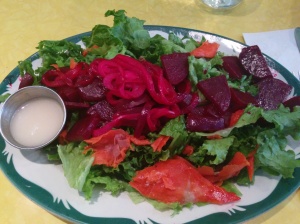 Roundel Cafe beef salad