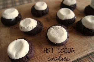 Hot cocoa cookies