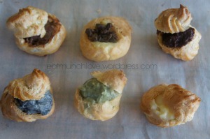 different types of Cream puffs