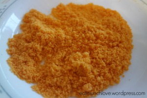 crushed up cheese powder