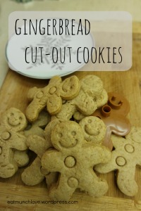 gingerbread cutout cookies