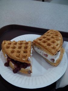 waffle Ice cream sandwiches