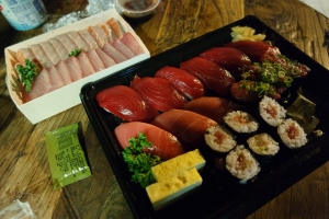 Aquatic Addiction Development sashimi and sushi