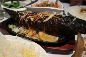 grilled whole fish