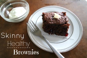 skinny healthy brownies