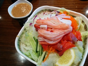 Sushi garden sashimi salad