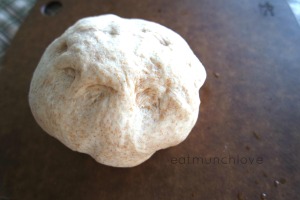 kneading yeast bread dough