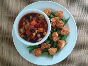 Healthy vegan southwestern chili