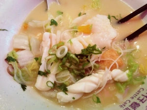 Cattle cafe fish noodle soup